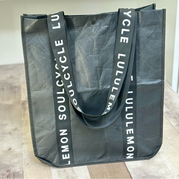 Lululemon Black Reusable Shopping bag. - Picture 4 of 4